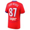Maillot de Foot Paris Saint-Germain Joao Neves 87 Third 2025-26 Maillot de Foot Paris Saint-Germain Joao Neves 87 Third 2025-26